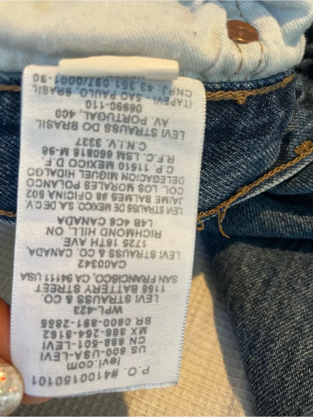 Levi’s 501 Original Fit Jeans Men’s W30 L30 Medium Wash Button Fly 100% Cotton